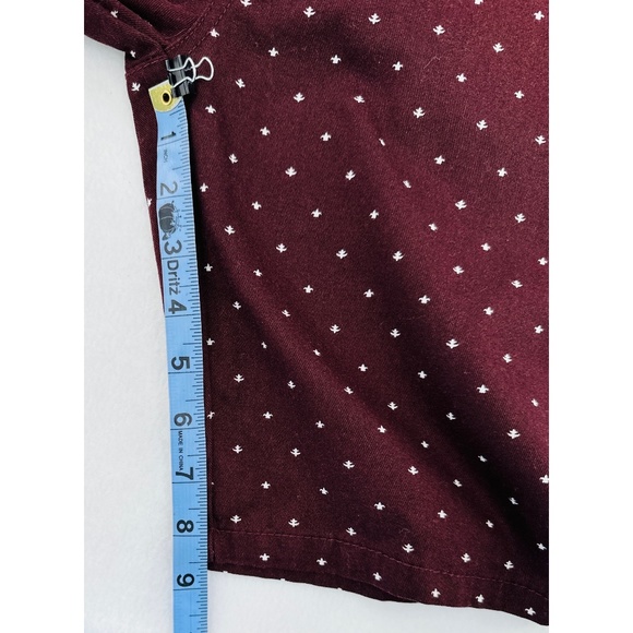 Craft Flow Burgundy w/ White Polka Dots Big Boy Shorts - Picture 7 of 8